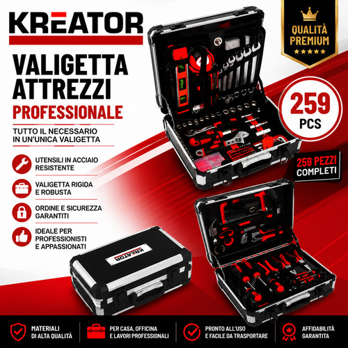 Kreator valigetta attrezzi - valigetta,