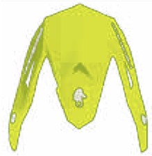 Visiera casco 3191 GIALLO FLUO