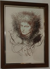 Litografia pietro annigoni - di,