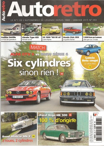 Auto retro 393 facel - retro, cg