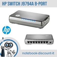 Mini Switch di Rete HP 8-Port J9794A Gigabit Ethernet + PSU