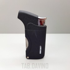 Egoist black pipe - black, lighter
