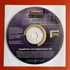 CD Installation and Applications - Sound Blaster Audigy 24-bit Advanced - 2006