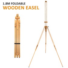 Cavalletto da campo espositore studio pittura treppiede artista regolabile in legno 6 piedi