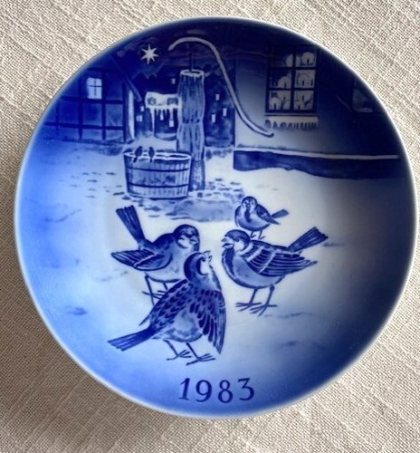 Piatto natale 1983 - piatto,
