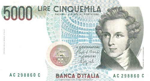 Repubblica italiana 5000 - italiana,