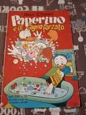 "PAPERINO E IL BAGNO FORZATO" - ALBO D'ORO N. 223 - PRIMA RISTAMPA - AGOSTO 1950