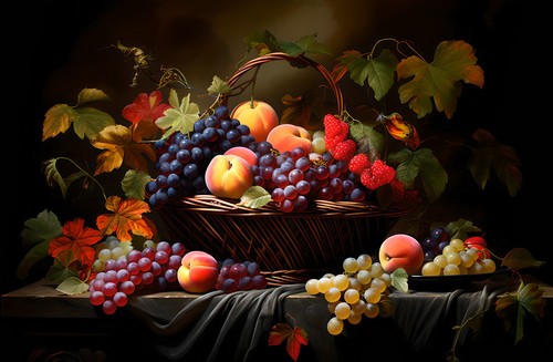 Natura morta classica - , frutta