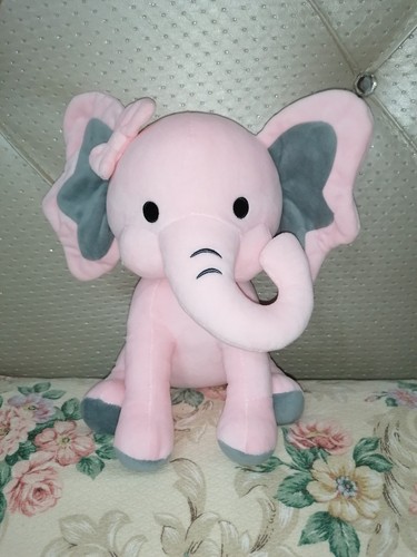 Peluche elefantino rosa - peluche,