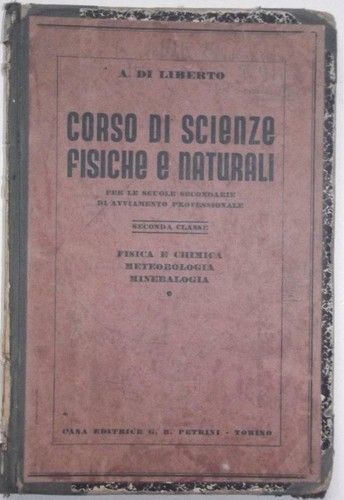 Corso scienze fisiche e - scienze,