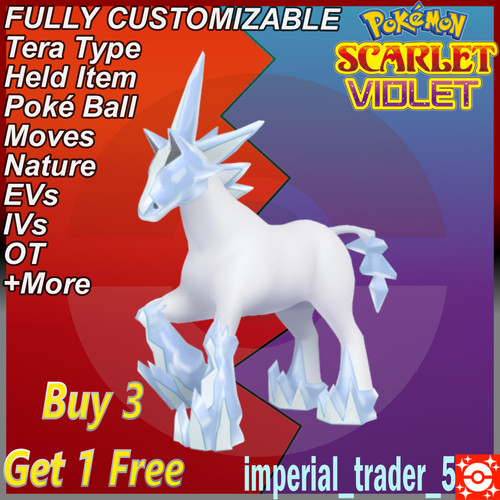 Pokémon glastrier scarlatto - scarlatto, e
