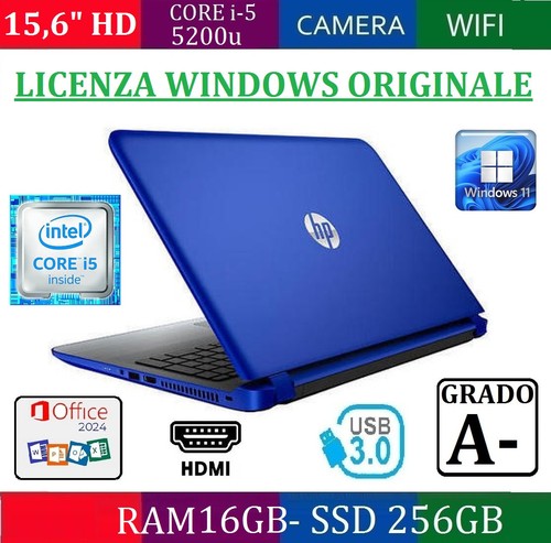Notebook veloce blu hd - notebook, 15.6"