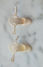 Ankle strap scarpe bianche Barbie Superstar Brite P.J. fashion white shoes '70