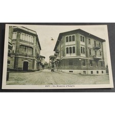 Cartolina Asti - Via Massimo d'Azeglio
