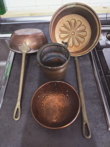 Stock oggetti rame vintage - stock,