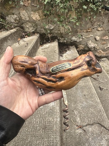 Tire bouchon ancien pied - ancien,