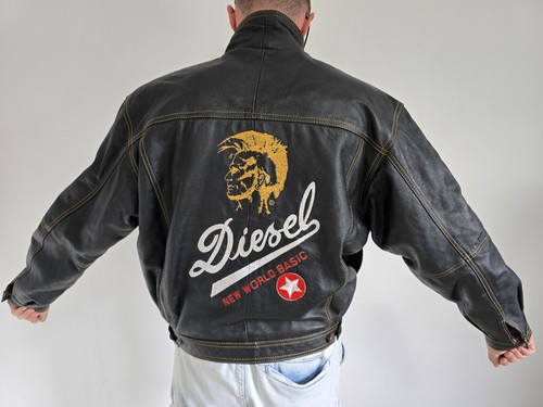 Giacca pelle diesel vintage