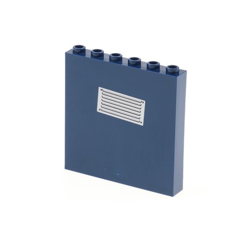 Pannelli lego 1x6x5 blu - 1x,