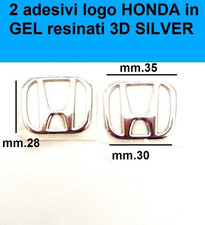 2 adesivi HONDA  GEL mm.35