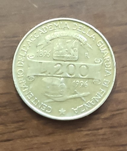 Moneta 200 lire del - 200,