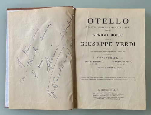 Otello arrigo boito musiche - otello,