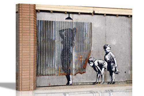 Shower peepers banksy - peepers,