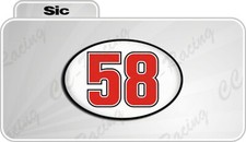 1 adesivo 58 sic super sic