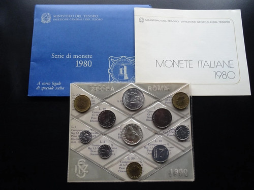 Italia serie zecca 1980 - serie,