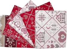 Tessuto cotone punto croce - tessuto,