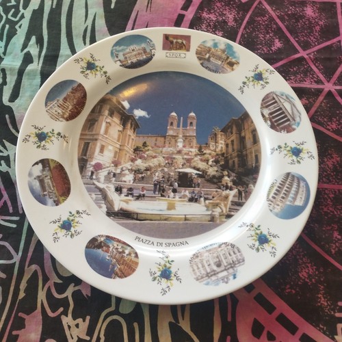 Piatto ceramica souvenir di - in,
