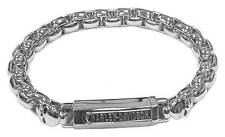 Harley-Davidson Bracciale Uomo Willie G Teschio Logo Catena - Acciaio Inossidabile