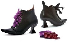 Stivali donna neri costume strega