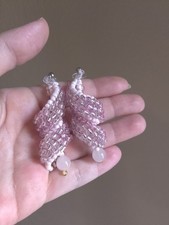 Orecchini Rosa Spirale Curl