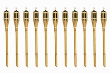 10 TORCE FIACCOLE IN BAMBOO AD