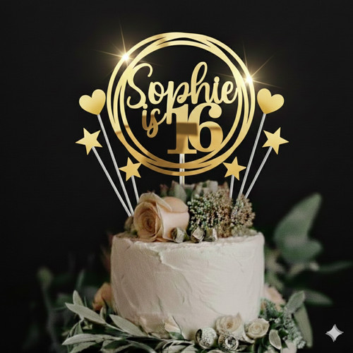 Cake topper personalizzato - topper,