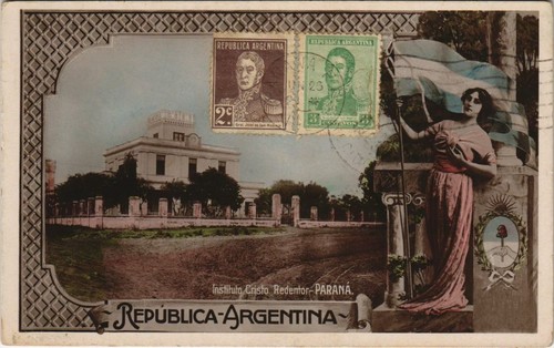Cartolina cpa argentina - cartolina,
