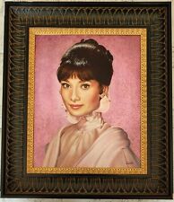Raymond Guix Cherta Pittore Francese - Iperrealismo - Dipinto Di Audrey Hepburn 