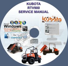Kubota UTV RTV900 Manuale di servizio riparazione D902EUV + cablaggio