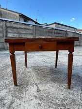 TAVOLO TIRADORA IN OLMO FINE '800