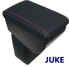 Bracciolo Premium per NISSAN JUKE 2010-2019 NERO + CUCITURE ROSS - MADE IN ITALY