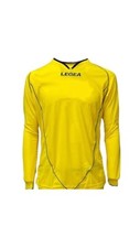 Maglia Sportiva Legea Taglia XL Manica Lunga Allenamento Giallo