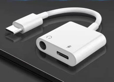 ADATTATORE CAVO TYPE C USB CHARGER JACK 3.5 AUX CUFFIE CARICA AUDIO SDOPPIATORE