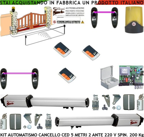 Cancello automatico metri - 5, 2