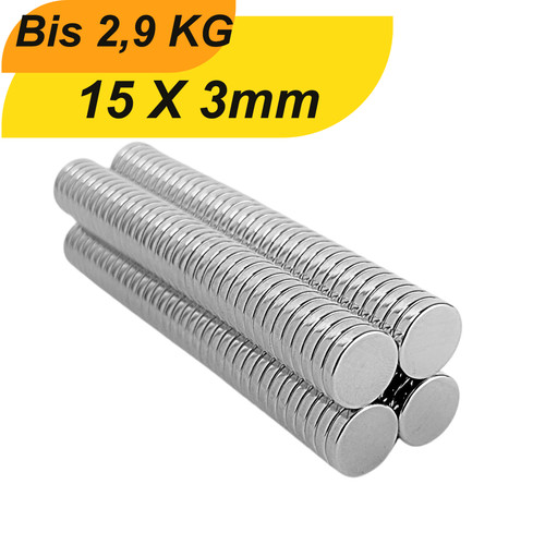Magnete neodimio 15x3 - magnete,