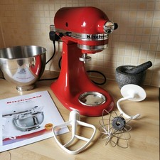 KitchenAid Ultra Power KSM90 Miscelatore da appoggio 4,5 L Rosso + accessori + manuale