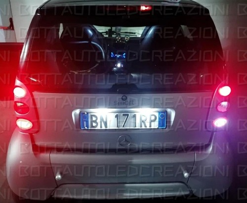 Coppia luci targa led canbus - led,