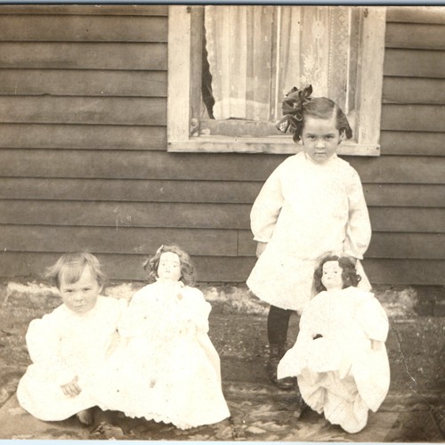 C1910s giovani ragazze rppc - c1910s,