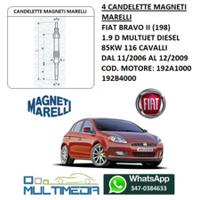 4 CANDELETTE MAGNETI MARELLI
