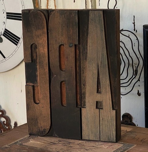 Abc lettere legno - lettere, in