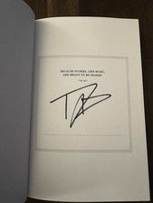 DAVE GROHL LIBRO FIRMATO "IL NARRATORE" FOO FIGHTERS AUTOGRAFO AUTO